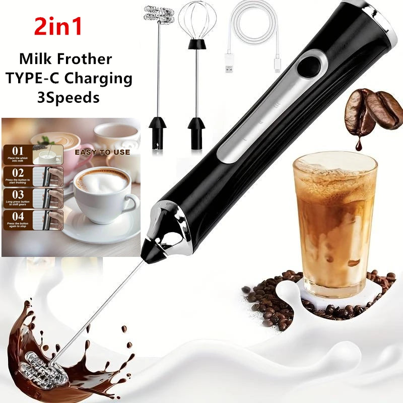 Café-Foam in 15 Seconds — Wireless Milk Frother
