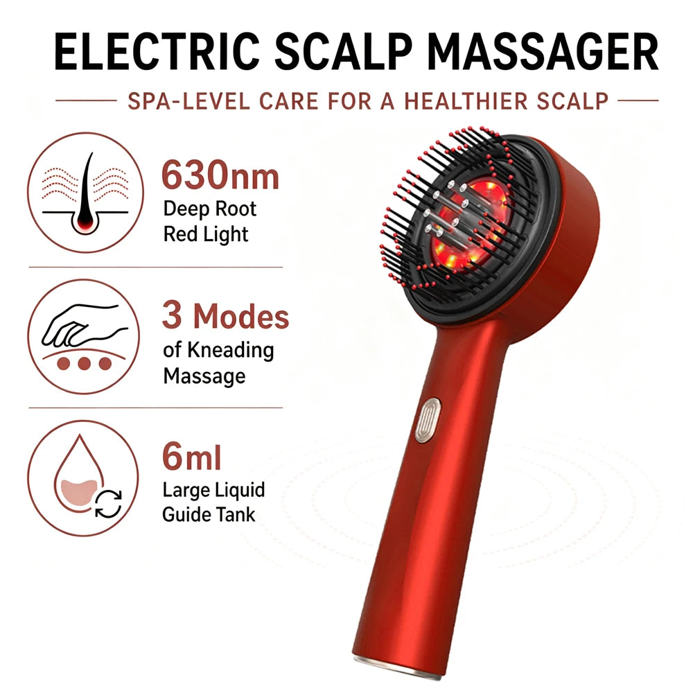 Scalp Massage Comb with Red Light Therapy – view 8