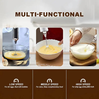 Café-Foam in 15 Seconds — Wireless Milk Frother