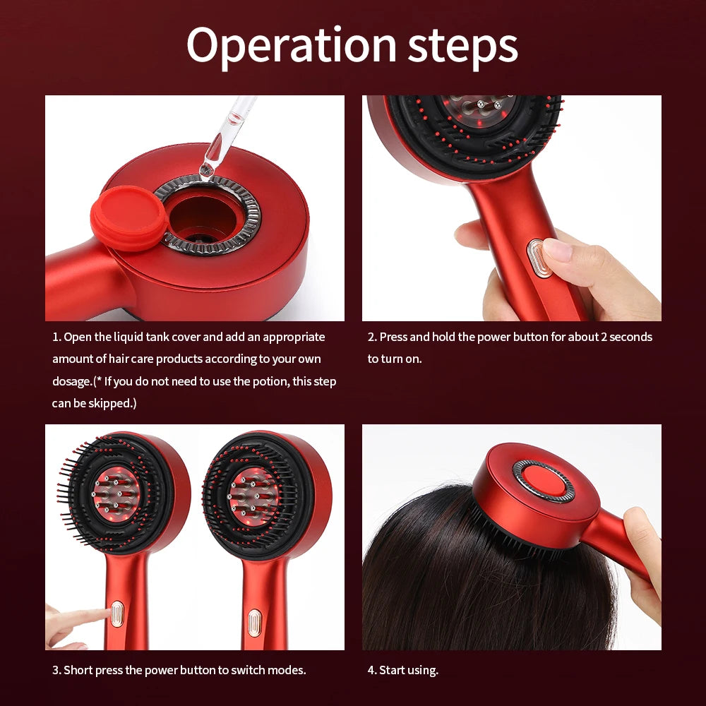 Scalp Massage Comb with Red Light Therapy – view 16