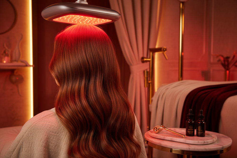 Роскошное изображение для ухода за волосами